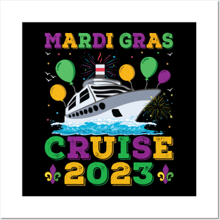 Mardi Gras Cruise 2023 Birthday Party Cruise Squad 2023 Posters and Art